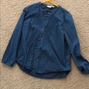 Denim button up shirt